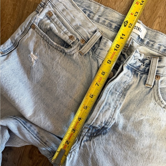 Pistola • Charlie High Rise Distressed Straight Jeans - Picture 12 of 16